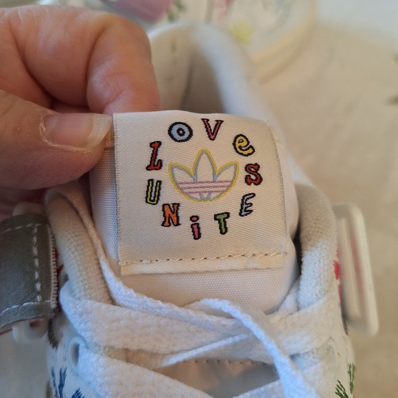 Adidas Originals Men's Forum Low Pride Pack Love Unites Sneakers GW2416 Size 8 - Picture 9 of 13